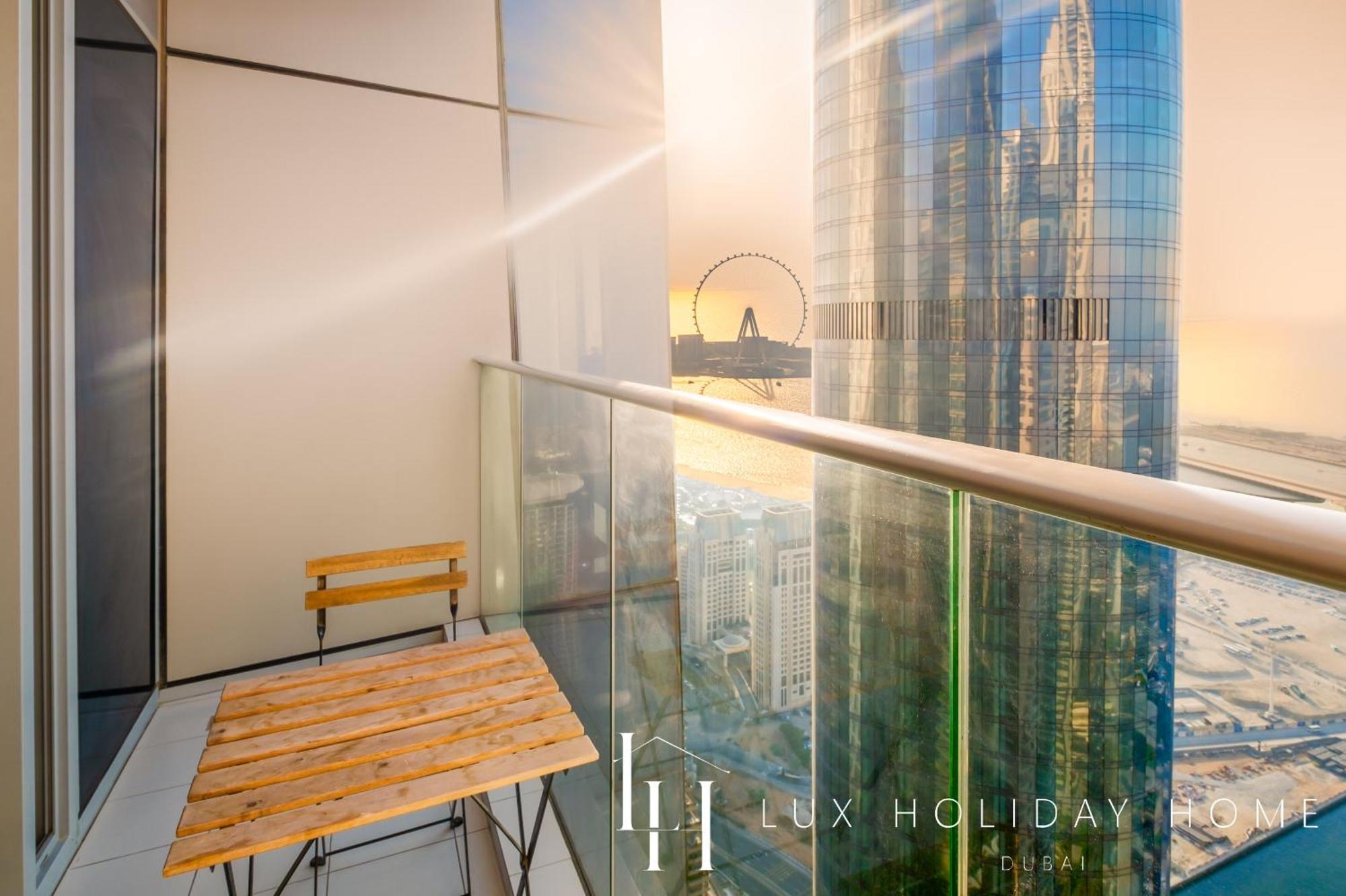 Lux - Lavish Suite With Full Palm Jumeirah View 1 Dubái Exterior foto