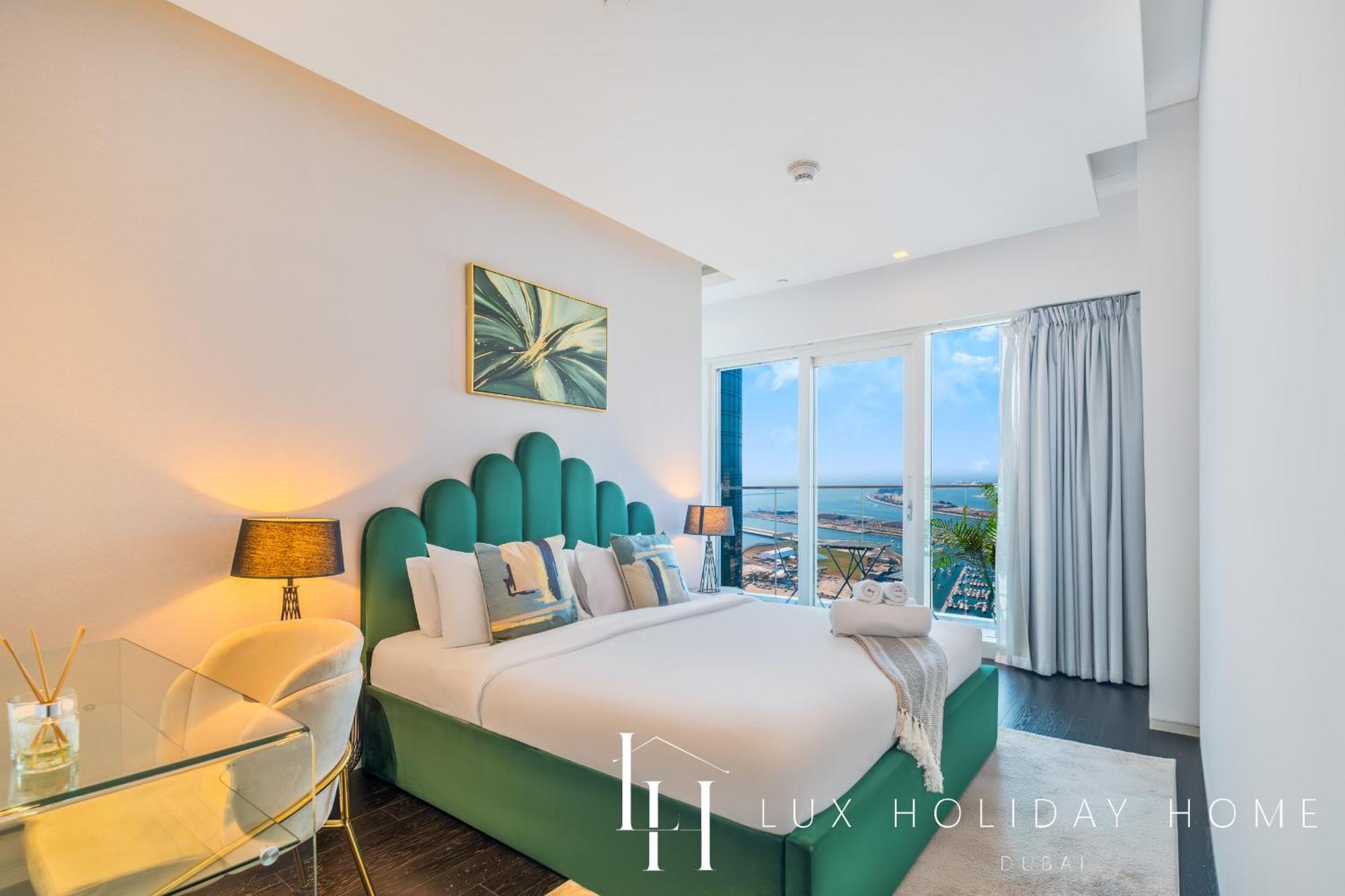 Lux - Lavish Suite With Full Palm Jumeirah View 1 Dubái Exterior foto