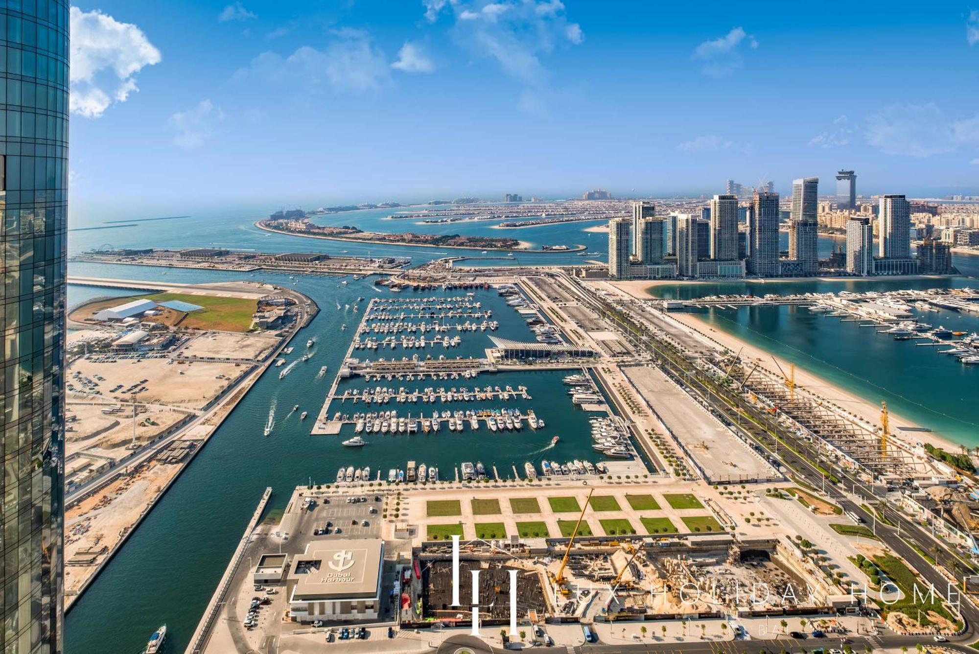 Lux - Lavish Suite With Full Palm Jumeirah View 1 Dubái Exterior foto
