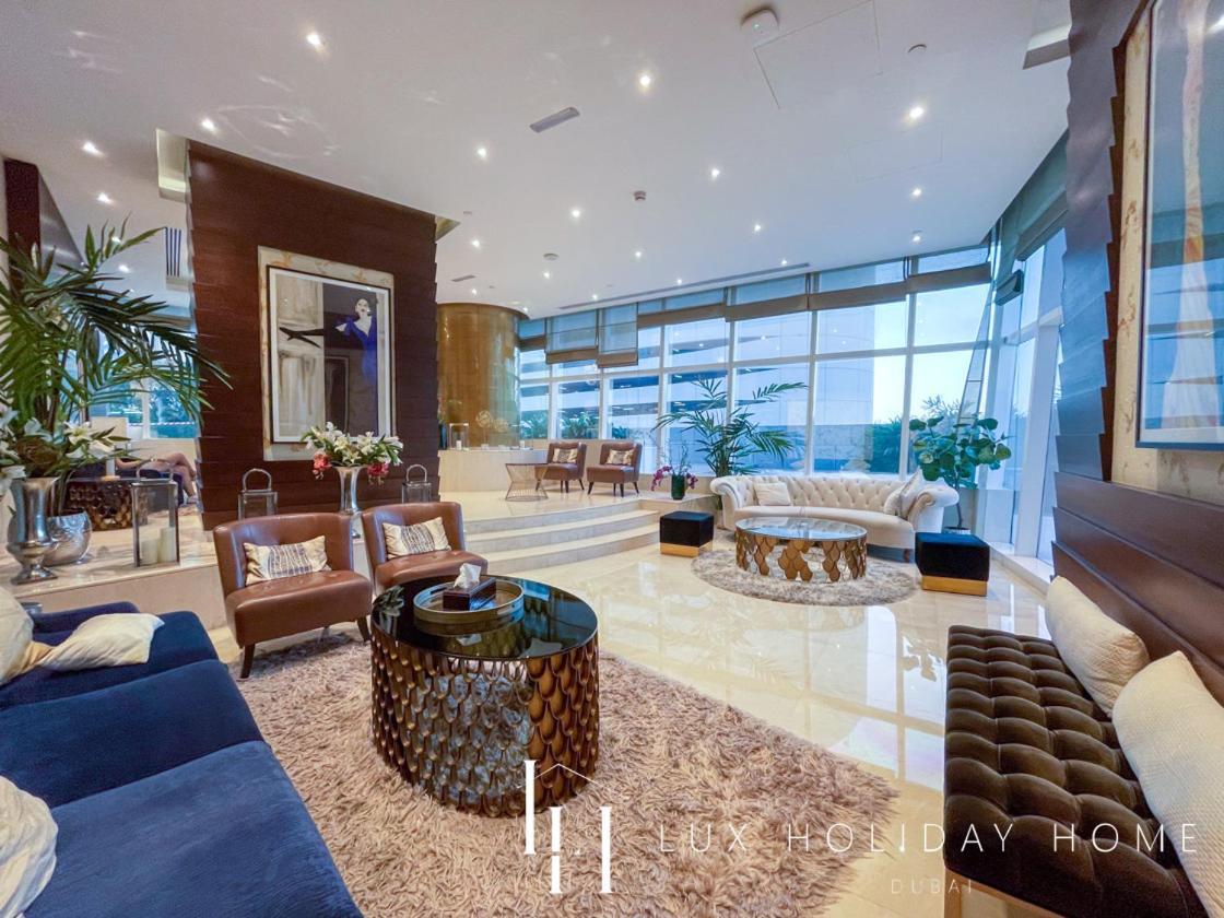 Lux - Lavish Suite With Full Palm Jumeirah View 1 Dubái Exterior foto