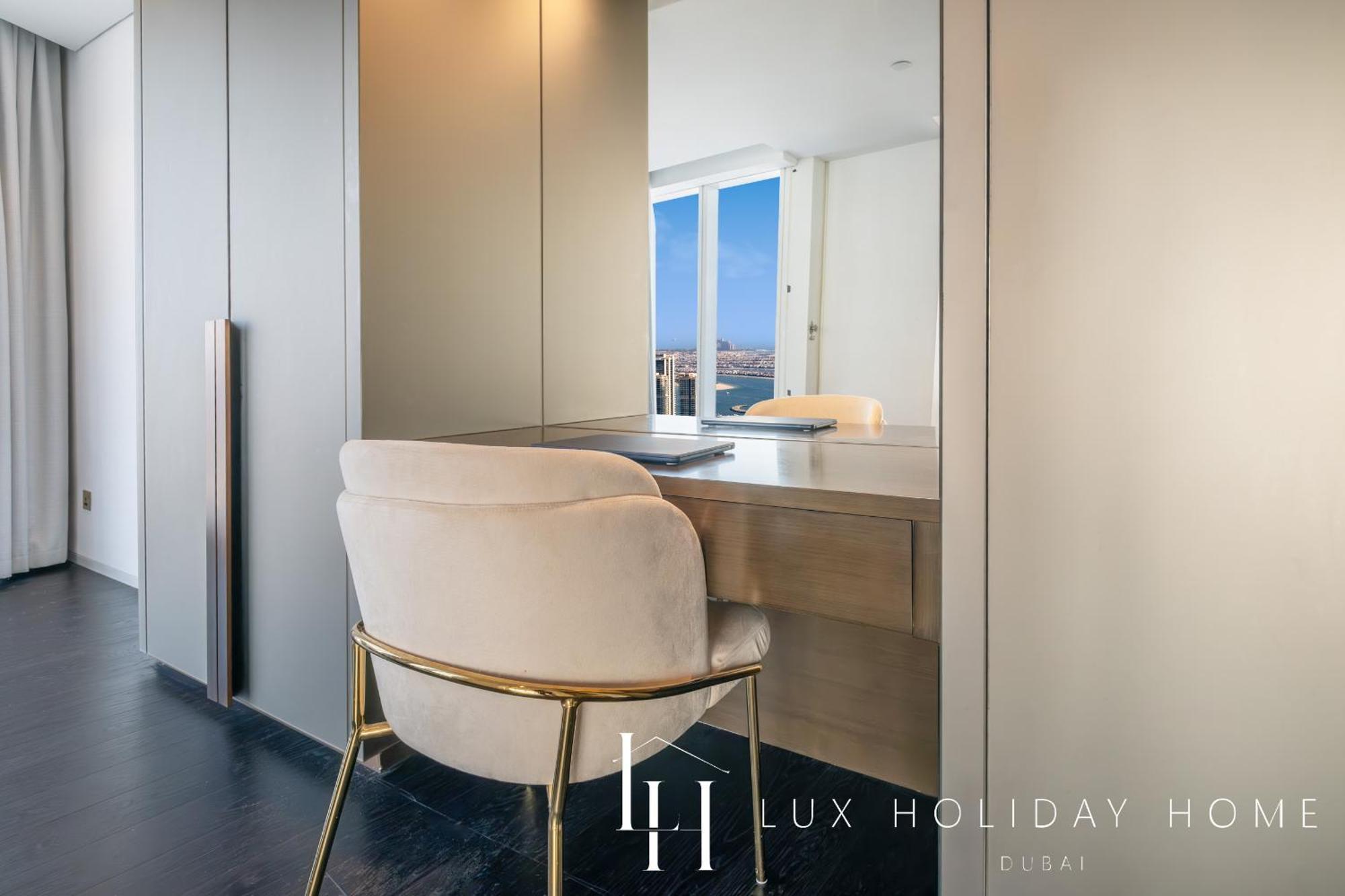 Lux - Lavish Suite With Full Palm Jumeirah View 1 Dubái Exterior foto