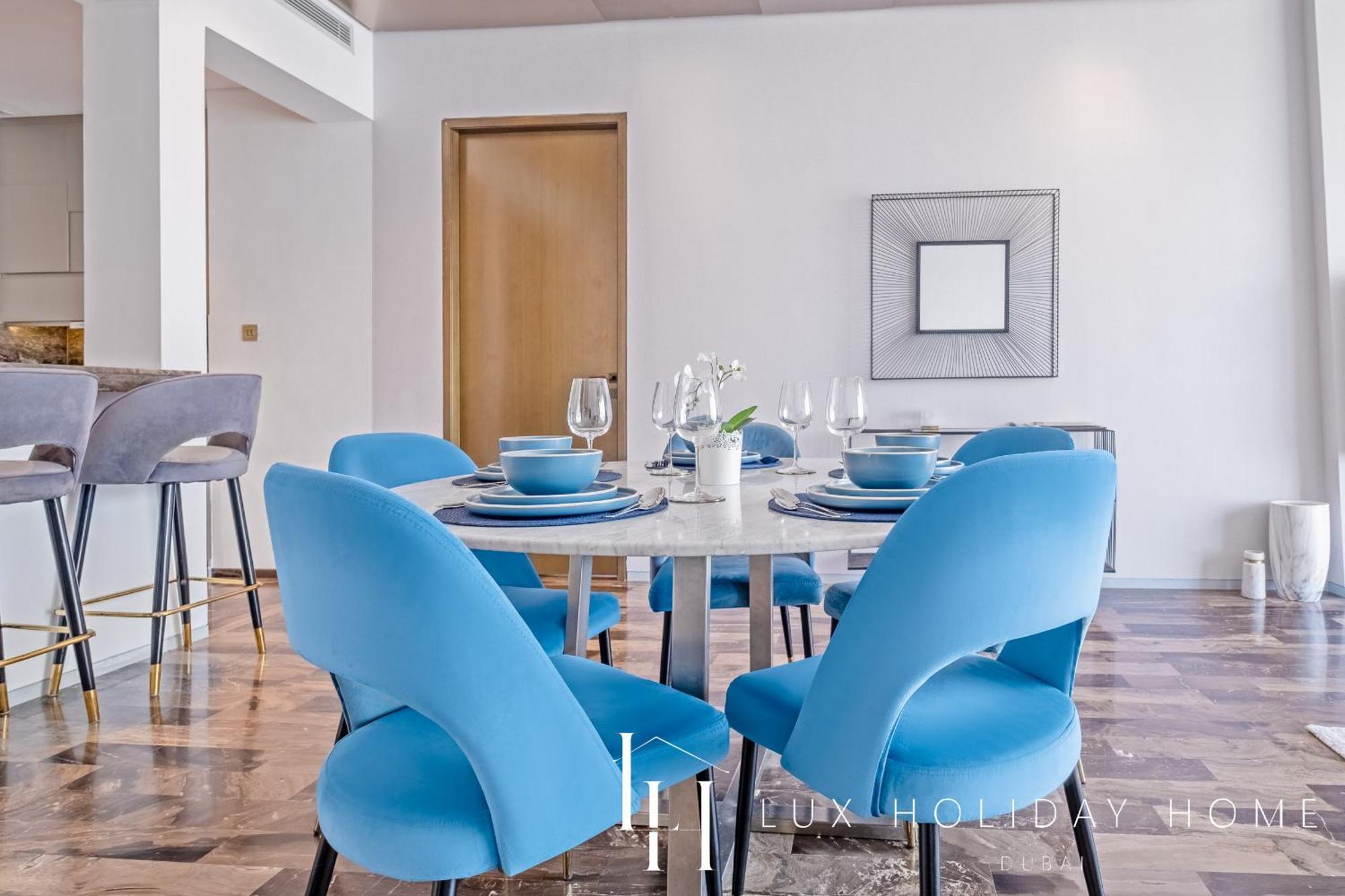 Lux - Lavish Suite With Full Palm Jumeirah View 1 Dubái Exterior foto