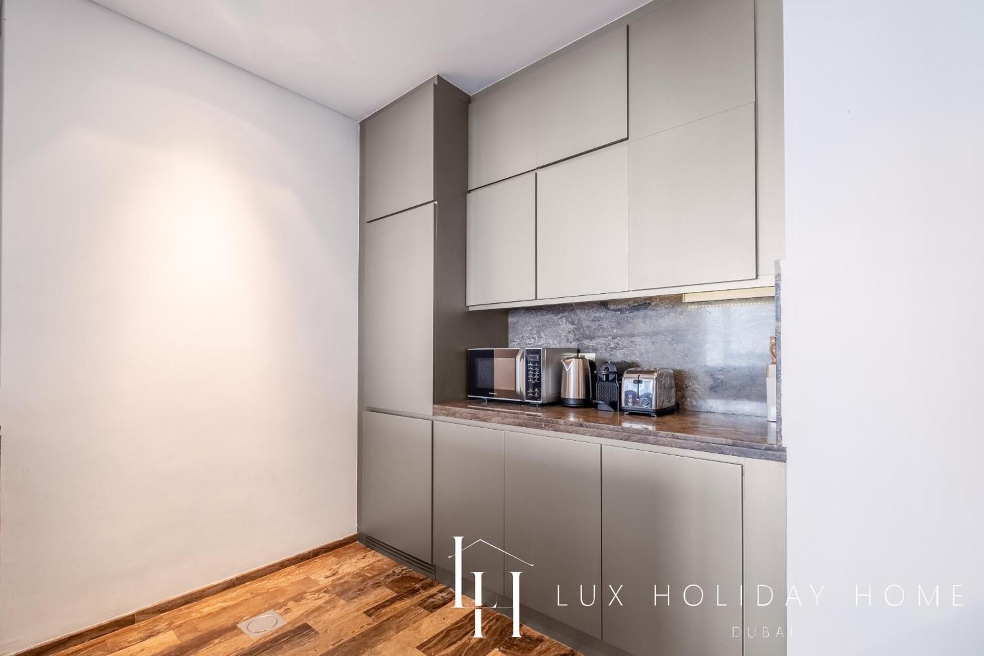 Lux - Lavish Suite With Full Palm Jumeirah View 1 Dubái Exterior foto
