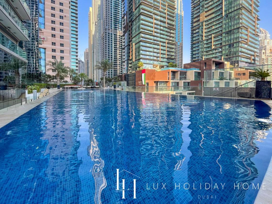 Lux - Lavish Suite With Full Palm Jumeirah View 1 Dubái Exterior foto